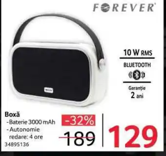 Selgros Boxă Ofertă