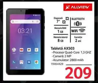 Selgros Tabletă AX503 Ofertă