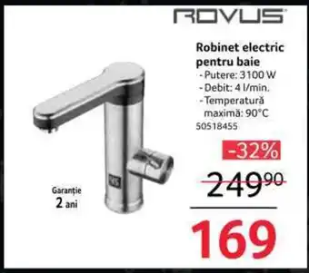Selgros Robinet electric pentru baie Ofertă