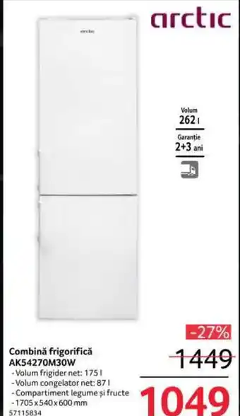 Selgros Combină frigorifică AK54270M30W Ofertă