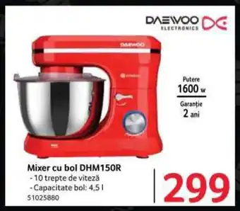 Selgros Mixer cu bol DHM150R Ofertă