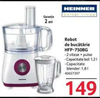 Selgros Robot de bucătărie HFP-750BG Ofertă