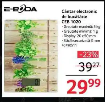 Selgros Cântar electronic de bucătărie Ofertă
