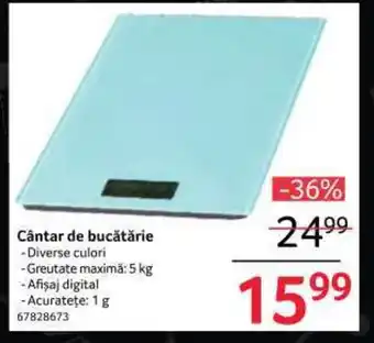 Selgros Cântar de bucătărie Ofertă
