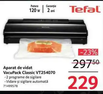 Selgros Aparat de vidat VacuPack Classic VT254070 Ofertă