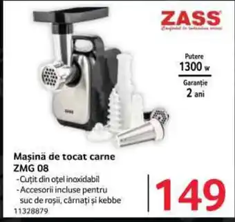 Selgros Maşina de tocat carne ZMG 08 Ofertă