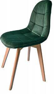 Favi Scaun velur classic verde, stilul scandinav Ofertă