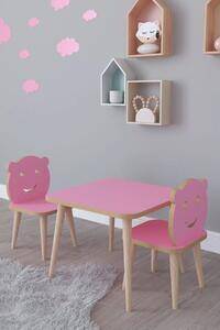 Favi Set masa+ 2 scaune pentru copii bambi homs roz Ofertă