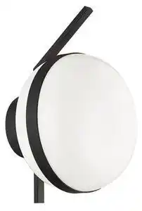 Aplica minimalista neagra palma din sticla si metal 1x40w e27