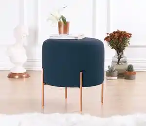 Favi Taburet tapițat copper 50 - navy blue Ofertă