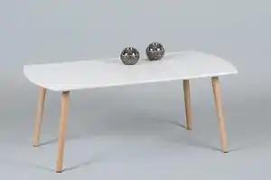 Favi Masuta lemn alba imola, 110x60x44 cm Ofertă