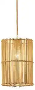 Pendul scandinav leta din ratan si lemn 1x70w e27