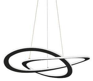 Favi Lampa suspendata minimalista neagra charlie cu led 50w Ofertă