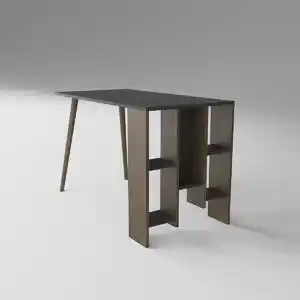 Favi Birou cu rafturi vitto homs gri-nuc 120 x 60 x 73.8 cm Ofertă