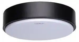 Plafonieră led/12w/230v 3000k d. 23 cm neagră aigostar
