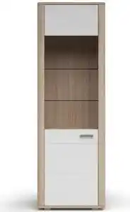 Favi Vitrina davin, canion de stejar, 68.9x210.5x210.5 cm Ofertă