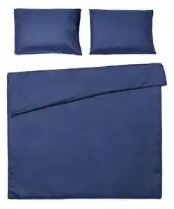Lenjerie pentru pat dublu din bumbac bonami selection, 160 x 220 cm, albastru marin