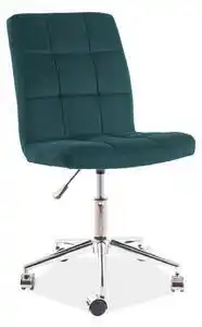 Scaun tapitat q-020, verde, 87x45-55x45x40