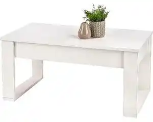 Masuta de cafea nea alba, 110x60x52 cm