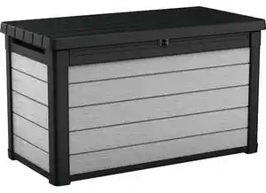 Favi Cutie de depozitare pentru grădină keterr, 380 l, maro-gri Ofertă