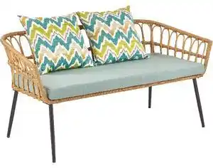 Banca gardena 2s, stejar/gri, 140x68x71 cm