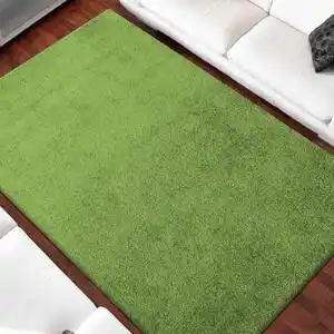 Covor monocolor de culoare verde lăţime: 120 cm | lungime: 170 cm