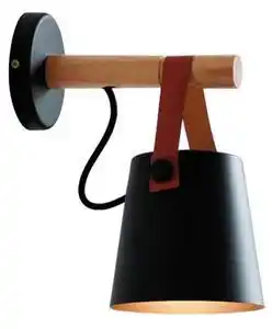 Aplica scandinava vetra w1 cu abajur negru 1x40w e27