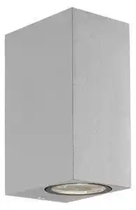 Aplica de exterior minimalista tilos w2 gri patrata 2x35w gu10