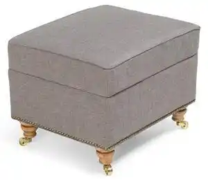 Taburet pentru picioare veneta, gri, 55x40x45 cm