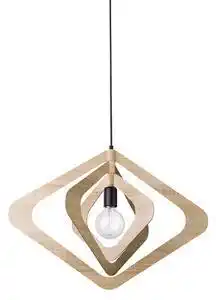 Favi Pendul scandinav natur roxie s1 din lemn 1x60w e27 Ofertă