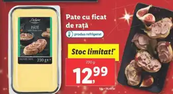Lidl Pate cu ficat de raţă Ofertă