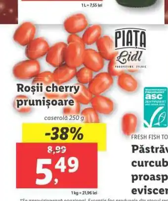 Lidl Roşii cherry prunişoare Ofertă