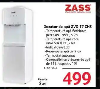 Selgros Dozator de apă ZVD 17 CNS Ofertă