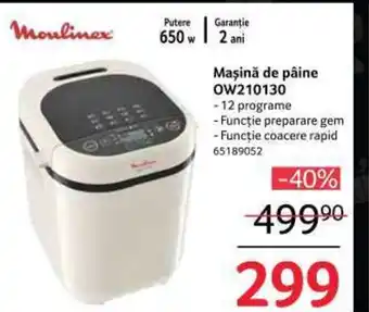 Selgros Maşină de pâine Ofertă