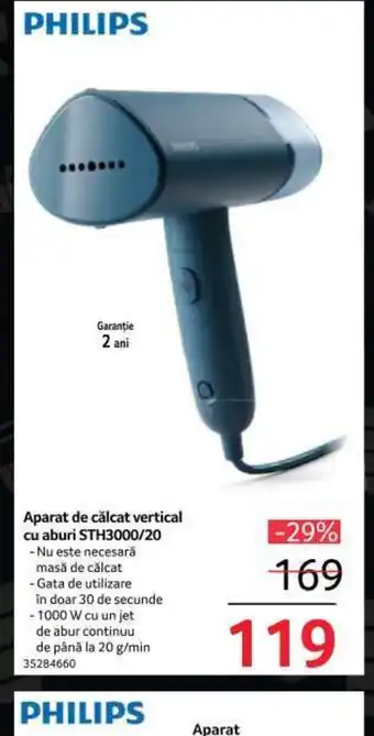 Selgros Aparat de călcat vertical cu aburi STH3000/20 Ofertă
