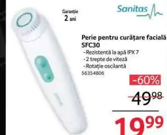 Selgros Perie pentru curățare facială SFC30 Ofertă
