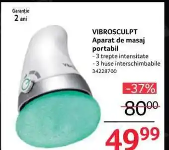 Selgros VIBROSCULPT Aparat de masaj portabil Ofertă