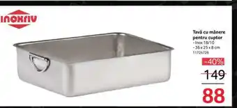 Selgros Tavă cu mânere pentru cuptor Ofertă