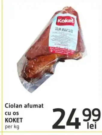 Supeco Ciolan afumat cu os KOKET Ofertă