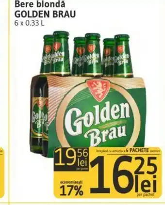 Supeco Bere blondă GOLDEN BRAU 6 x 0.33 L Ofertă