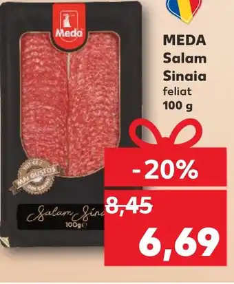 Kaufland MEDA Salam Sinaia feliat 100 g Ofertă