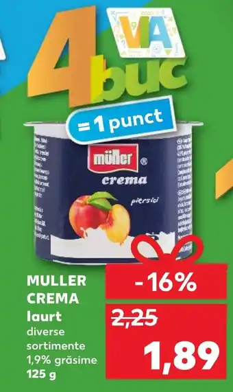 Kaufland MULLER CREMA laurt Ofertă