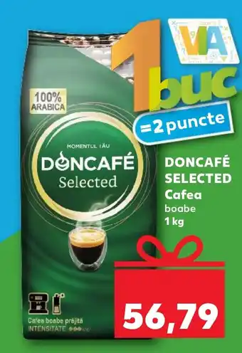 Kaufland DONCAFÉ Selected Cafea boabe 1 kg Ofertă