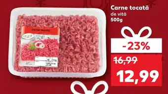 Kaufland Carne tocată de vită 500g Ofertă