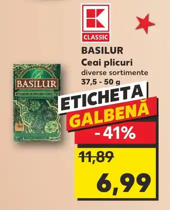 Kaufland BASILUR Ceai plicuri Ofertă