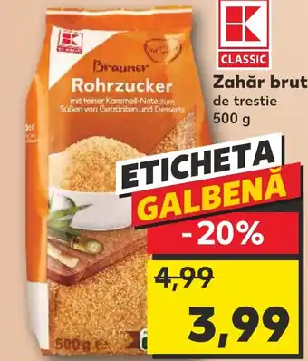 Kaufland Zahăr brut de trestie Ofertă