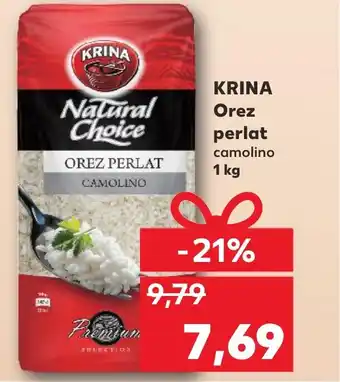 Kaufland KRINA Orez perlat camolino 1 kg Ofertă
