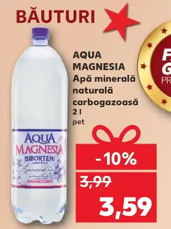 Kaufland AQUA MAGNESIA Apă minerală naturală carbogazoasă Ofertă