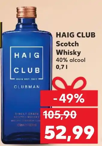 Kaufland HAIG CLUB Scotch Whisky 40% alcool 0,71 Ofertă