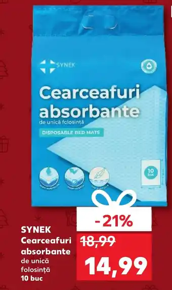Kaufland SYNEK Cearceafuri absorbante Ofertă